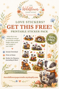 FREE Badger themed sticker pack